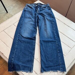 American Eagle Outfitters Dark Blue Flare Jeans